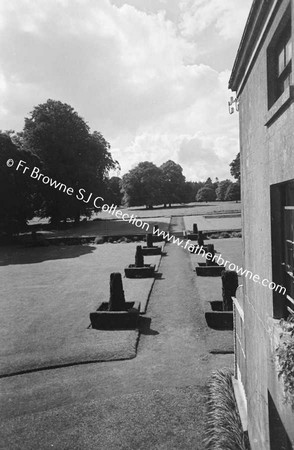 CORBALTON HALL  TERRACE FROM WINDOW OF WEST FRONT